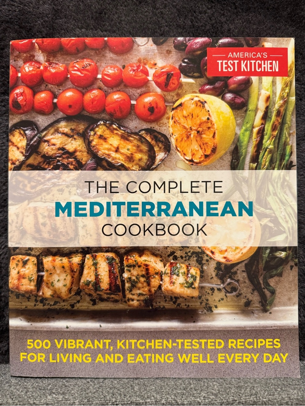 Recipe Book: The Complete Mediterranean Cookbook - Teal and Multicolor